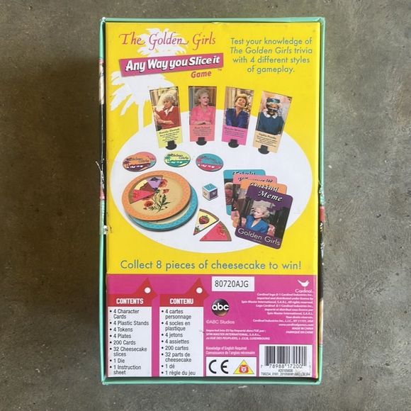 The Golden Girls Board game “any way you slice it” game - Picture 2 of 5
